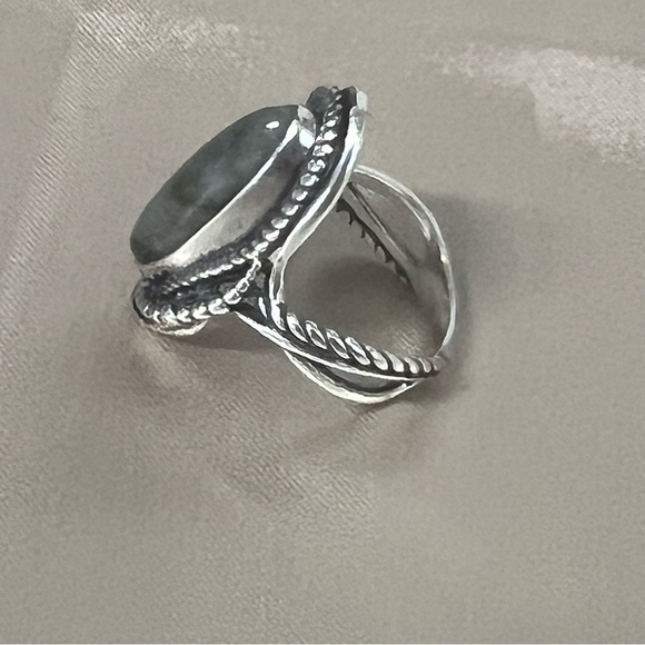 Carolyn Pollack CP Relios Southwest Sterling Silver 925 Labradorite? Ring Size 8 - Picture 11 of 14